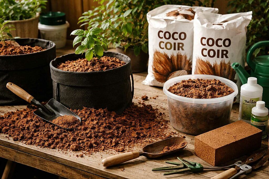 podłoże kokosowe w uprawie roślin