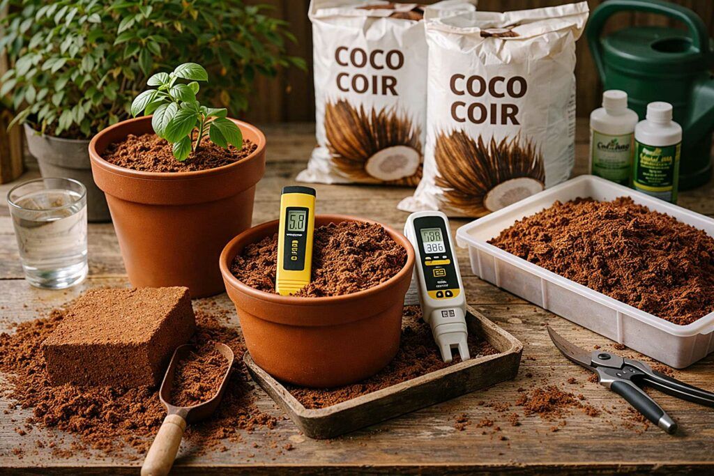 rodzaje podłoży kokosowych